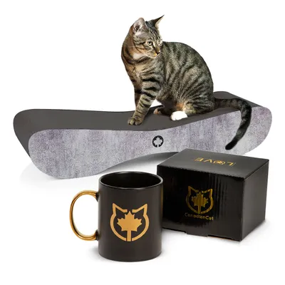 Canadian Cat Company Kratzbrett Set ORBIT 2.0 & LOVE-Tasse Canadian Cat Company Kratzbrett Set ORBIT 2.0 & LOVE-Tasse