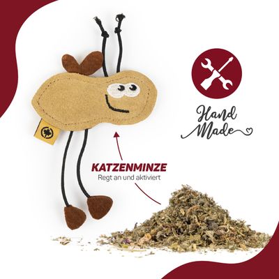 Canadian Cat Company Spielkissen aus Leder mit Katzenminze