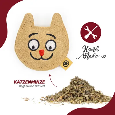 Canadian Cat Company Spielkissen aus Leder mit Katzenminze Canadian Cat Company Spielkissen aus Leder mit Katzenminze