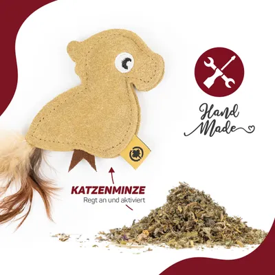 Canadian Cat Company Spielkissen aus Leder mit Katzenminze Canadian Cat Company Spielkissen aus Leder mit Katzenminze