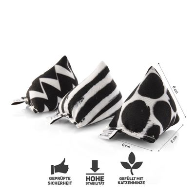 Canadian Cat Company 3er-Set Katzenminze Mini-Pyramiden