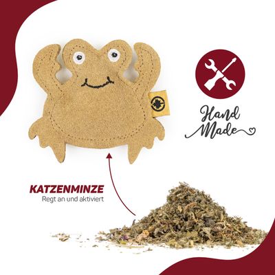 Canadian Cat Company Spielkissen aus Leder mit Katzenminze