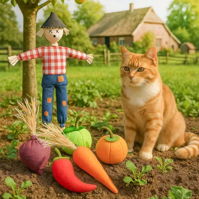 Canadian Cat Company 6er-Set Spielkissen Obst Gemüse & Vogelscheuche Catnip Canadian Cat Company 6er-Set Spielkissen Obst Gemüse & Vogelscheuche Catnip