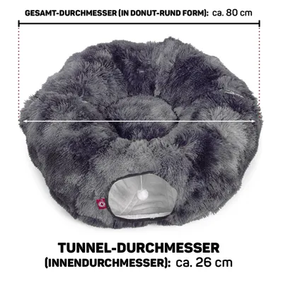 Canadian Cat Company Katzentunnel OTIS Donut-Tunnel inkl. Liegekissen Canadian Cat Company Katzentunnel OTIS Donut-Tunnel inkl. Liegekissen