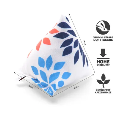 Canadian Cat Company Schmusekissen 6er-Set Katzenminze Pyramide XL