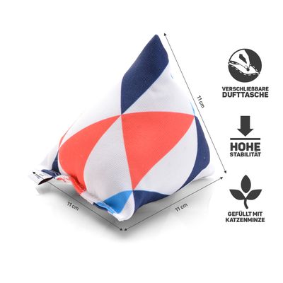 Canadian Cat Company Schmusekissen 6er-Set Katzenminze Pyramide XL
