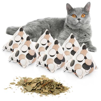 Canadian Cat Company Schmusekissen 6er-Set Katzenminze Pyramide XL