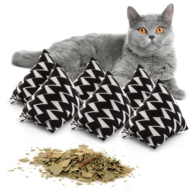 Canadian Cat Company Schmusekissen 6er-Set Katzenminze Pyramide XL