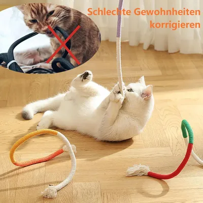 Yiankon Kauseile für Katzen 3er-Set mit natürlicher Katzenminze