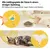 Yiankon Chat Tunnel Spirale 51 cm avec Plume