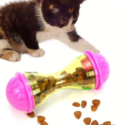 Fukumaru Katzen-Leckerli-Spender Knochenform, Slow Feeder