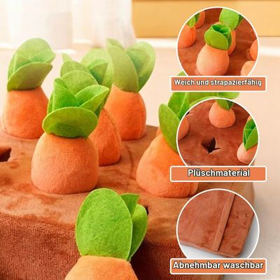 Yiankon chien tapis de fouille peluche carottes