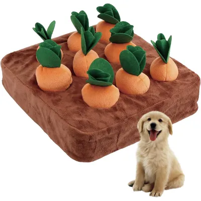 Yiankon chien tapis de fouille peluche carottes Yiankon chien tapis de fouille peluche carottes