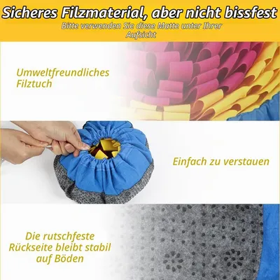 Yiankon Hund Schnüffelteppich für langsames Füttern
