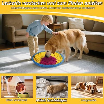 Yiankon chien tapis de fouille pour lent alimentation