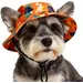 Fukumaru Sonnenhut für Hunde, Ohrlöcher, UV-Schutz