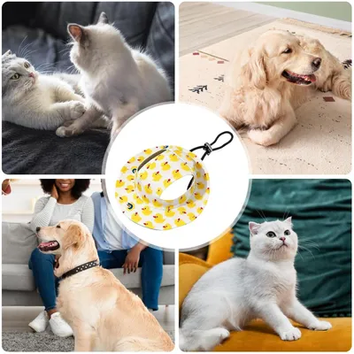 Fukumaru Sonnenvisier für Hunde und Katzen, mit Ohrlöchern