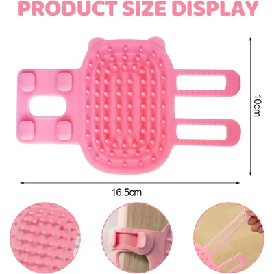 Yiankon Brosse auto-toilettage chat silicone, 78 picots à fixer