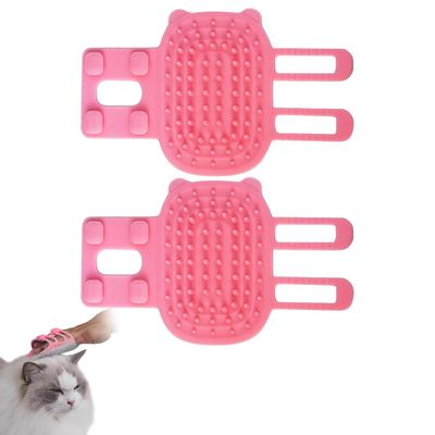 Yiankon Brosse auto-toilettage chat silicone, 78 picots à fixer