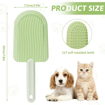 Yiankon Peigne à langue chat double face pour sous-poil Yiankon Peigne à langue chat double face pour sous-poil