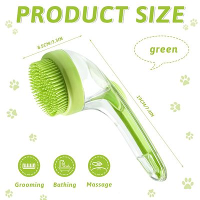Yiankon Brosse bain chien distributeur 2-en-1 mousse