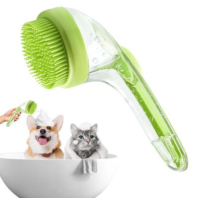 Yiankon Brosse bain chien distributeur 2-en-1 mousse