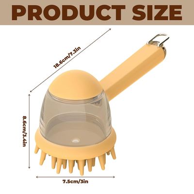 Yiankon Brosse de bain silicone chien et chat pour massage