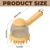 Yiankon Brosse de bain silicone chien et chat pour massage