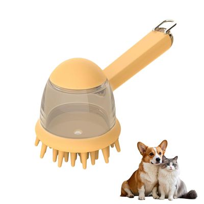 Yiankon Brosse de bain silicone chien et chat pour massage