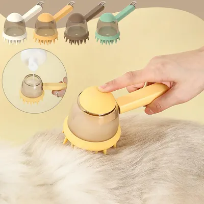 Yiankon Brosse de bain silicone chien et chat pour massage