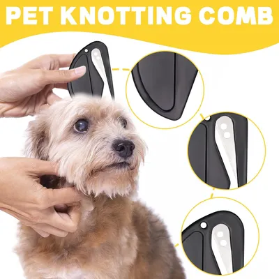 Yiankon Peigne anti-nœuds chien et chat, lot de 10