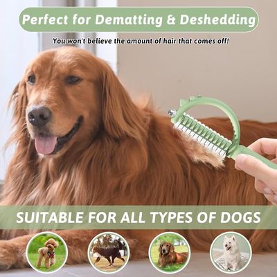 Yiankon Peigne démêloir pour chien à sous-poil dense