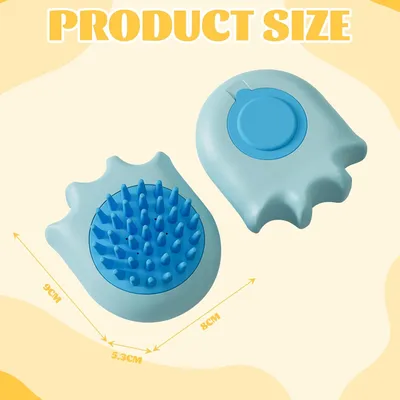 Yiankon Gant de lavage chien et chat en silicone douce
