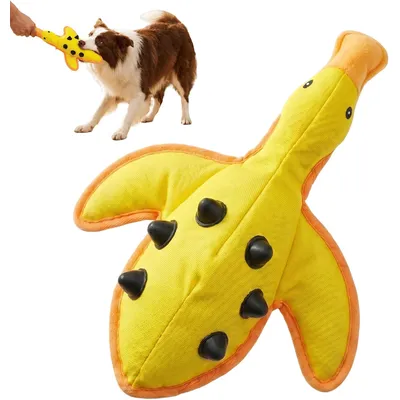 Yiankon Jouet Chien Canard Jaune Couineur