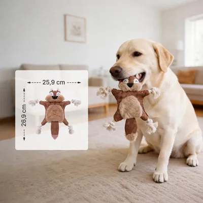 Yiankon Hundespielzeug quietschendes Seilknoten Yiankon Hundespielzeug quietschendes Seilknoten