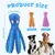 Yiankon Hundespielzeug Oktopus ohne Füllung langlebig quietschendes Yiankon Hundespielzeug Oktopus ohne Füllung langlebig quietschendes