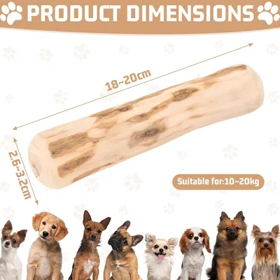 Fukumaru Bâton de mastication chien en bois de café naturel