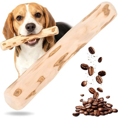 Fukumaru Kaffeeholz-Kaustab für Hunde, natürliches Holz