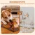 Fukumaru Peluches chien bruissantes sans garniture Design forme d'écureuil Fukumaru Peluches chien bruissantes sans garniture Design forme d'écureuil