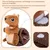 Fukumaru Peluches chien bruissantes sans garniture Design forme d'écureuil Fukumaru Peluches chien bruissantes sans garniture Design forme d'écureuil