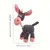 Fukumaru Peluche chien forme âne avec bruiteur BB sonore Fukumaru Peluche chien forme âne avec bruiteur BB sonore