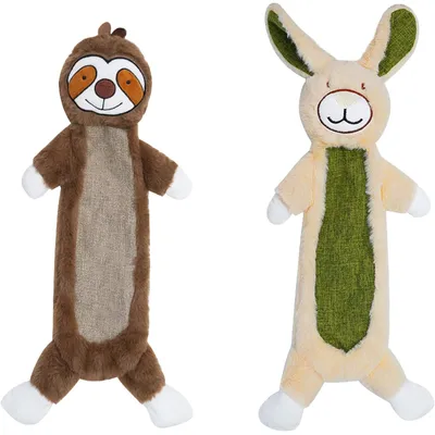 Yiankon Jouets Chien Peluche sans Rembourrage Lapin Paresseux