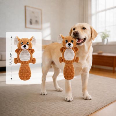 Yiankon Jouets Chien Couineurs Lot de 2, Peluche Sans Rembourrage