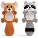 Yiankon Hundespielzeug 2er Set Eichhörnchen und Waschbär
