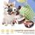 Fukumaru Peluche chien indestructible avec bruisseur amusant Fukumaru Peluche chien indestructible avec bruisseur amusant