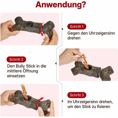 Yiankon Hund Kauspielzeug Aus hartem Design in Knochenform