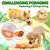 Fukumaru Jouets chien indestructibles avec bruisseur durable