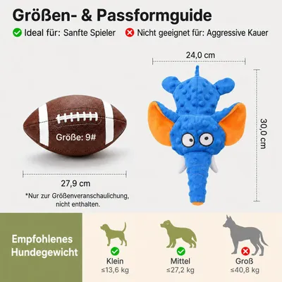 Yiankon Hundespielzeug Elefanten keine Füllung quietschendes Yiankon Hundespielzeug Elefanten keine Füllung quietschendes