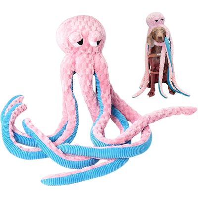 Yiankon Jouet Chien Pieuvre Peluche Couineur 100 cm