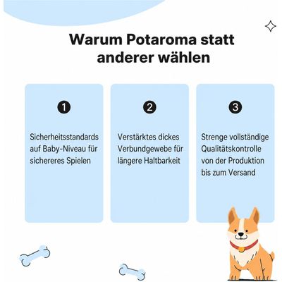 Yiankon Hundespielzeug Set Hund und Elefant